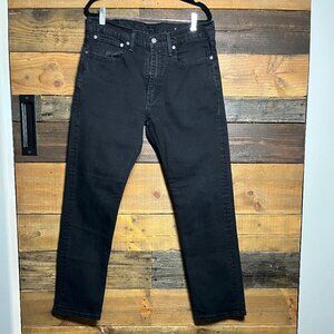 Levi's 502 Taper Fit Dark Black Jeans